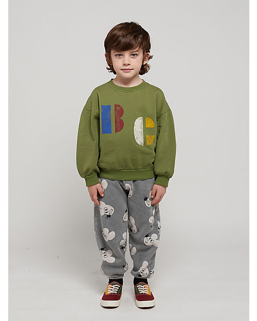 Bobo Choses Jogging Pants - Mouse all Over - 100% Organic Cotton Trousers