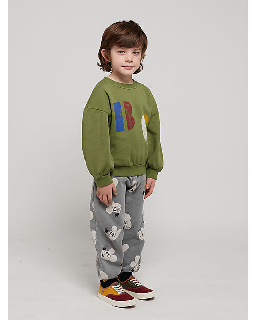 Bobo Choses Jogging Pants - Mouse all Over - 100% Organic Cotton Trousers