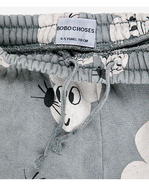 Bobo Choses Jogging Pants - Mouse all Over - 100% Organic Cotton Trousers