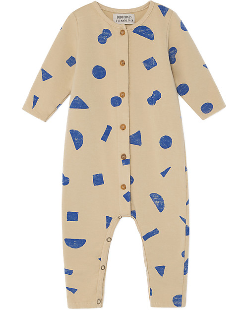 Bobo Choses Jumpsuit, All Over Stuff - Organic Cotton Babygrows