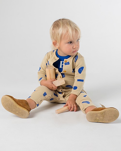 Bobo Choses Jumpsuit, All Over Stuff - Organic Cotton Babygrows