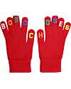 Bobo Choses Knitted Gloves - Bobo Choses - Red - 100% Cotton Gloves