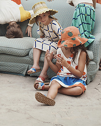 Bobo Choses Landscape woven skirt - white swan - 100% organic cotton Skirts
