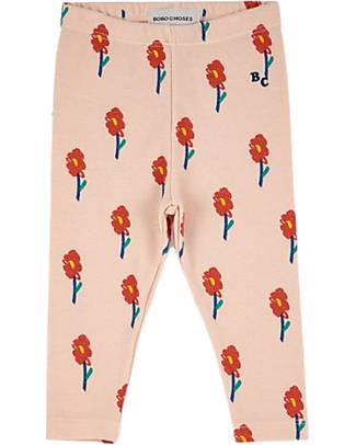 Bobo Choses Leggings - Flowers - Peach Leggings