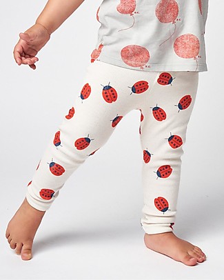 Bobo Choses Leggings - Ladybug All Over - Organic Cotton Leggings