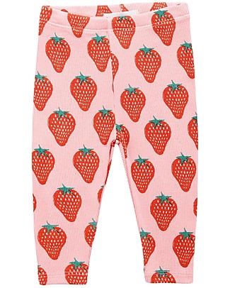 Bobo Choses Leggings - Strawberry All Over - Organic Cotton Leggings