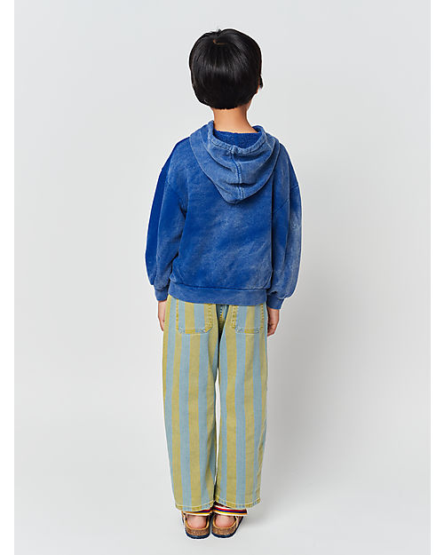 Bobo Choses Living In A Shell Hoodie - Blue - Organic Cotton Sweatshirts