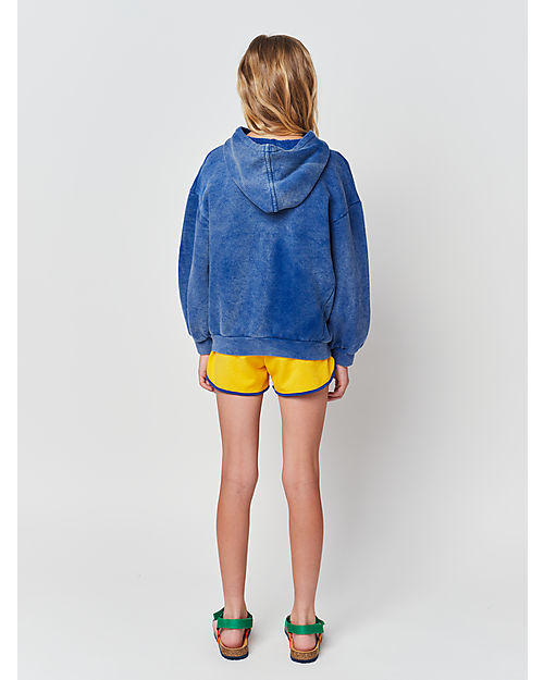Bobo Choses Living In A Shell Hoodie - Blue - Organic Cotton Sweatshirts