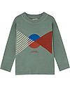 Bobo Choses Long Sleeve T-shirt, Flag - 100% Organic Cotton Long Sleeves Tops