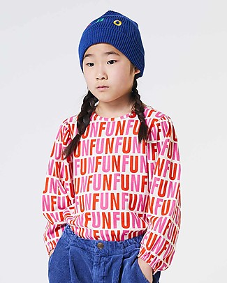 Bobo Choses Long Sleeve T-shirt with Print - Antique White - Fun - Organic Cotton T-shirts