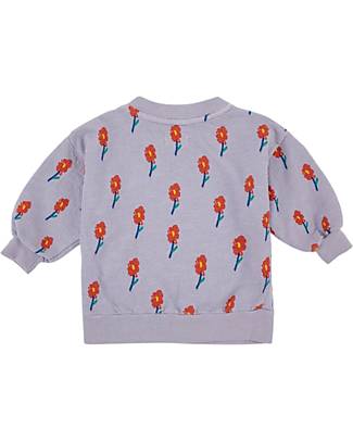 Bobo Choses Long-sleeved Sweatshirt - Flowers - Lavander Sweatshirts