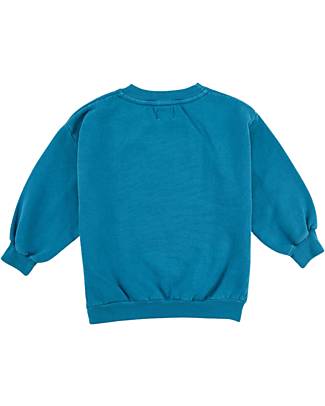 Bobo Choses Long-sleeved Sweatshirt - Friturday - Prussian Blue - 100% Organic Cotton Sweatshirts