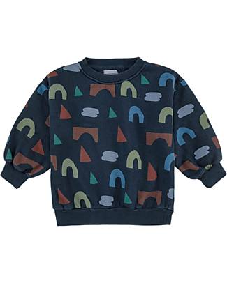 Bobo Choses Long-sleeved Sweatshirt - Playful - Midnight Blue - 100% Organic Cotton Sweatshirts