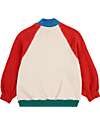 Bobo Choses Long Sleeves Color Block Zipped Sweatshirt - Multicolor - Organic Cotton Sweatshirts