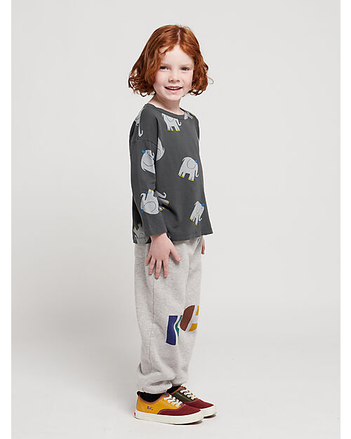 Bobo Choses Long Sleeves Shirt - the Elephant all Over - 100% Organic Cotton
​ Long Sleeves Tops