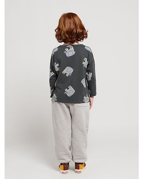 Bobo Choses Long Sleeves Shirt - the Elephant all Over - 100% Organic Cotton
​ Long Sleeves Tops