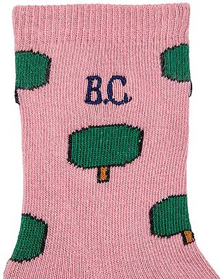 Bobo Choses Long Socks - Baby Green Tree all Over - Cotton Socks