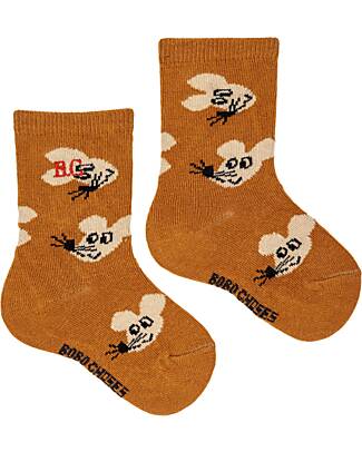 Bobo Choses Long Socks - Baby Mouse all Over - Cotton Socks