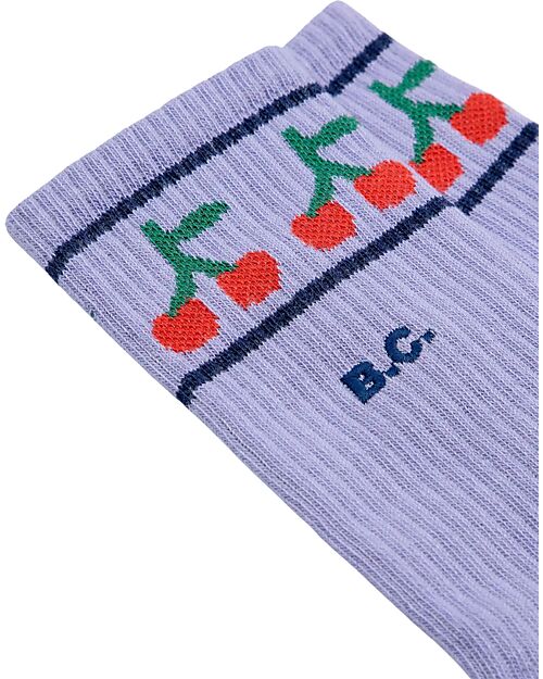 Bobo Choses Long Socks - Cherry - Lavender - Cotton Socks