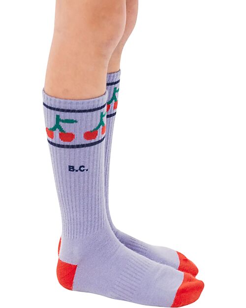 Bobo Choses Long Socks - Cherry - Lavender - Cotton Socks