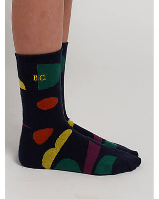 Bobo Choses Long Socks -Multicolor Shapes - Cotton Socks
