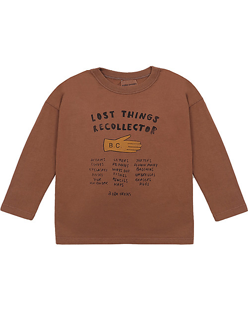Bobo Choses Lost Things Recollector Long Sleeve T-shirt - 100% Organic Cotton Long Sleeves Tops