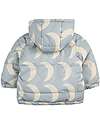 Bobo Choses Moon Big All over Hooded Anorak - Light Grey - Recycled Material! Down Jacket