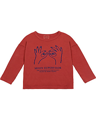 Bobo Choses Moon Supervisor Long Sleeve T-shirt - 100% Organic Cotton Long Sleeves Tops