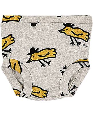 Bobo Choses Mr. Birdie Shorts - Light Gray - Cotton Shorts
