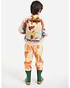 Bobo Choses Mr. O'Clock School Bag  - 23 x 27 x 10 cm - 100% Organic Cotton Kindergarten Backpacks