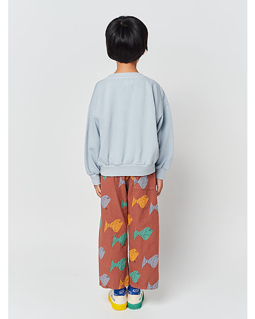 Bobo Choses Multicolor Fish Pants - Brown - 100% Organic Cotton Trousers