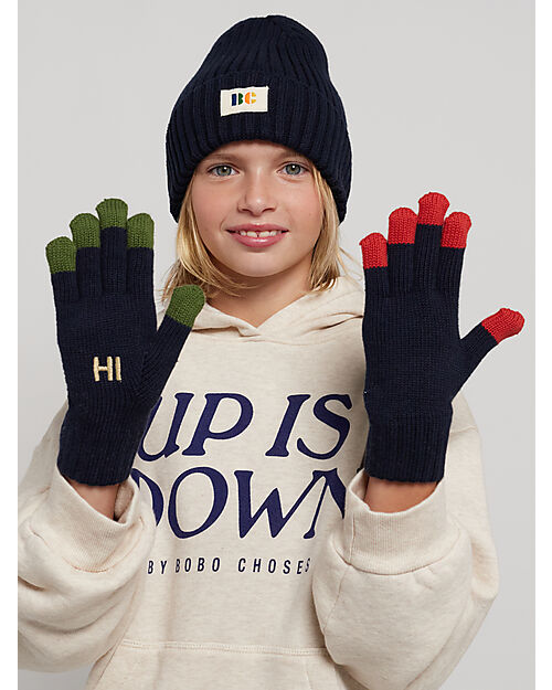 Bobo Choses Multicolor Gloves - Cotton - Colored Fingers Gloves