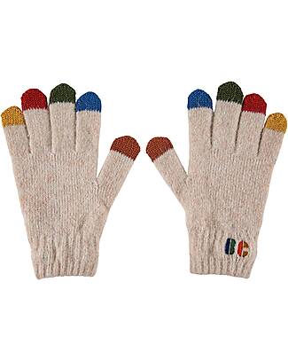 Bobo Choses Multicolor Gloves - Recycled Polyester and Wool - Colored Fingers Gloves