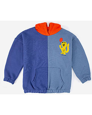 Bobo Choses Party Cat Hooded Sweatshirt - Bicolor - 100% Brushed Organic Cotton Fleece Sweatshirts