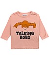 Bobo Choses Pippi long sleeve T-shirt - Rose Cloud - 100% Organic cotton Long Sleeves Tops