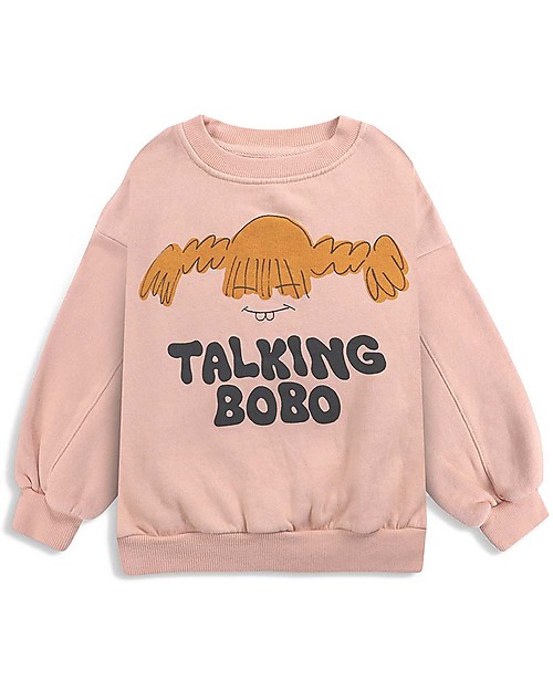 Bobo Choses Pippi Sweatshirt - Rose clouds - 100% Organic cotton Sweatshirts