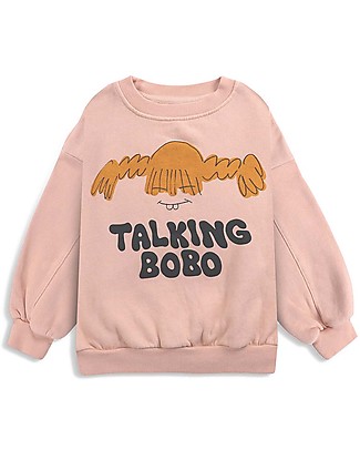 Bobo Choses Pippi Sweatshirt - Rose clouds - 100% Organic cotton Sweatshirts