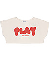 Bobo Choses Play Cropped sweatshirt - Turtledove - Cotton T-shirts
