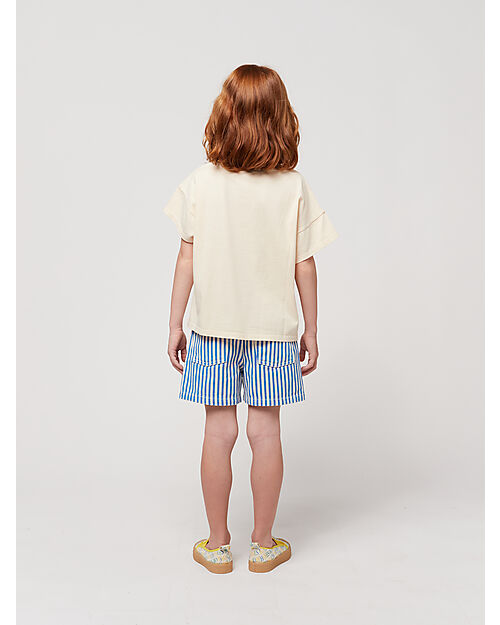 Bobo Choses Play The Drum T-shirt - Offwhite - 100% Organic Cotton T-shirts