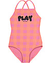 Bobo Choses Play Vichy Swimsuit - Dahlia Mauve - Recycled Material! Swimsuits