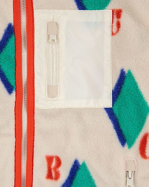 Bobo Choses Polar Fleece Jacket - Diamond all Over - Recycled Material! Jackets