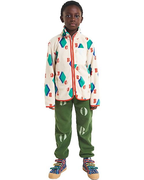 Bobo Choses Polar Fleece Jacket - Diamond all Over - Recycled Material! Jackets