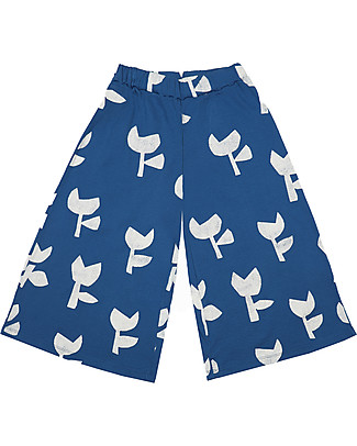 Bobo Choses Poppy Culotte Trousers - Galaxy Blue - 100% Organic Cotton Trousers