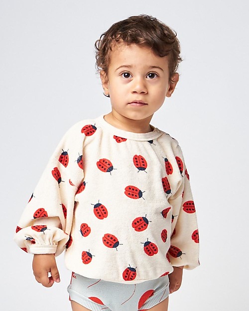 Bobo Choses Puff Sweatshirt - Ladybug All Over - Irresistible Style Sweatshirts
