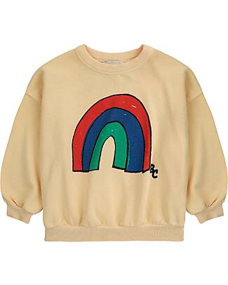 Bobo Choses Rainbow Sweatshirt - Light Yellow - 100% Cotton Sweatshirts