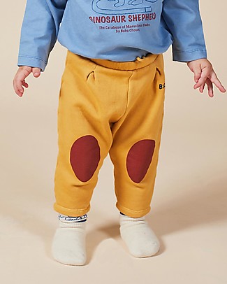Bobo Choses Red Patches Jogging Pants - 100% organic cotton Trousers