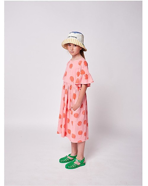 Bobo Choses Ruffled Sleeve Dress - Balloon All Over - 100% Organic Cotton Dresses_