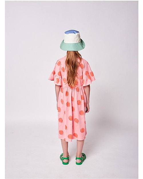 Bobo Choses Ruffled Sleeve Dress - Balloon All Over - 100% Organic Cotton Dresses_