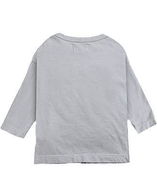 Bobo Choses Scholar Worm long sleeve T-shirt - Gray violet 100% Organic cotton Long Sleeves Tops