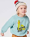 Bobo Choses Scholar Worm sweatshirt - Wasabi - 100% Organic cotton Sweatshirts